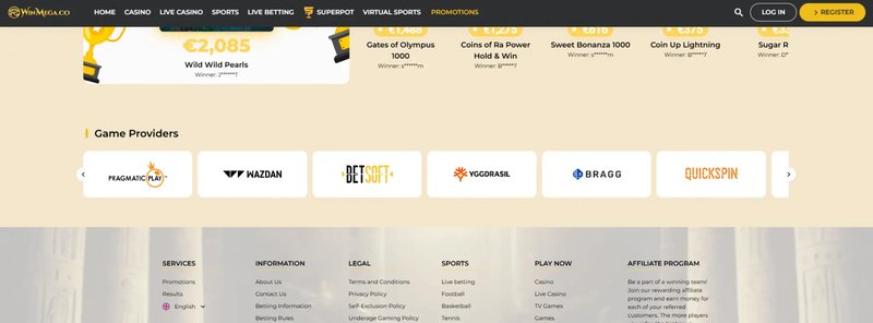 Explore winmega slots